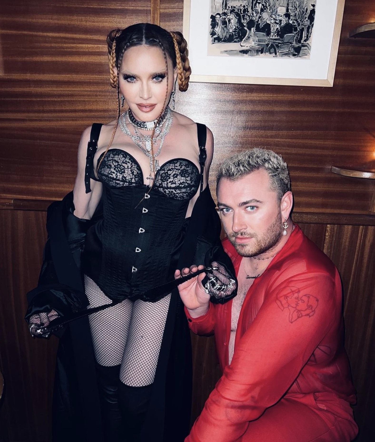 Sam Smith & Madonna Pic: instagram.com/samsmith