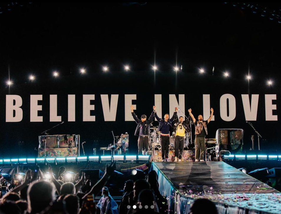 Coldplay Pic: instagram.com/coldplay Pic: Anna Lee